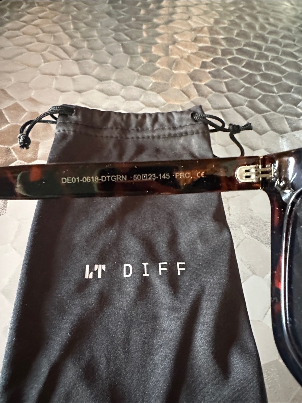 Diff Eyewear Tortoiseshell Brown Sunglasses - Picture 5 of 5